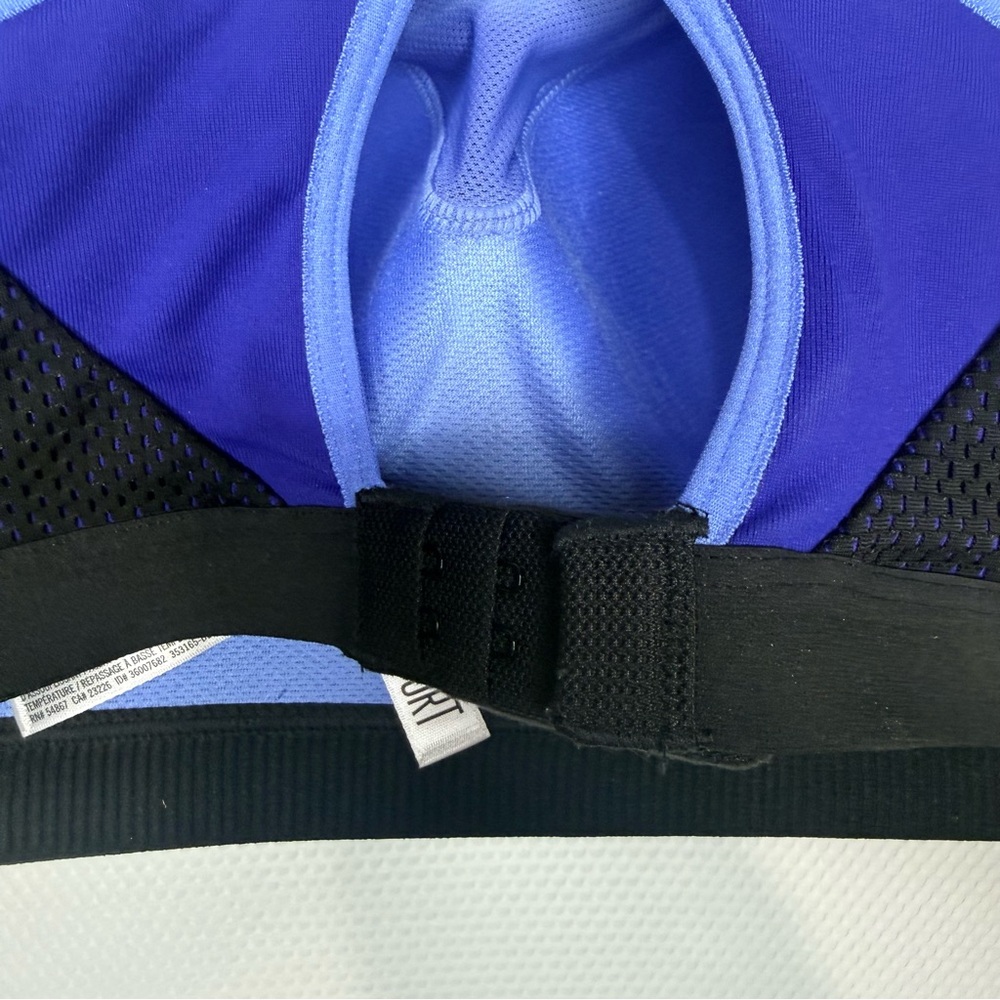 Victoria Sport Victorias Secret Black and Blue Sports Bra - Picture 6 of 7